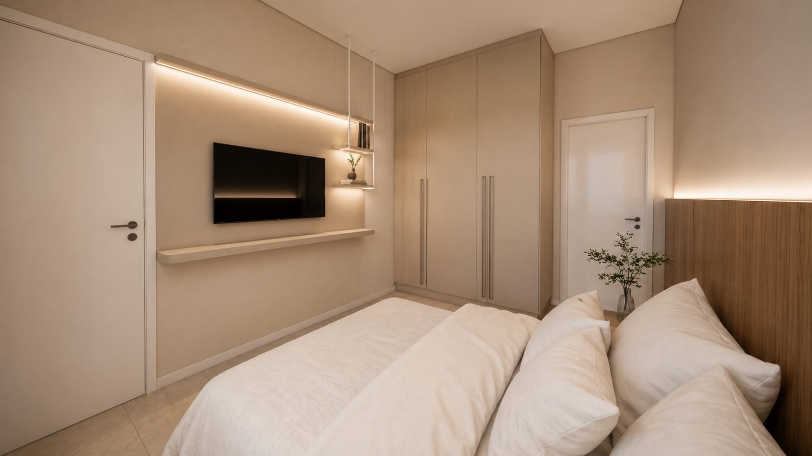 Quarto decorado virtual
